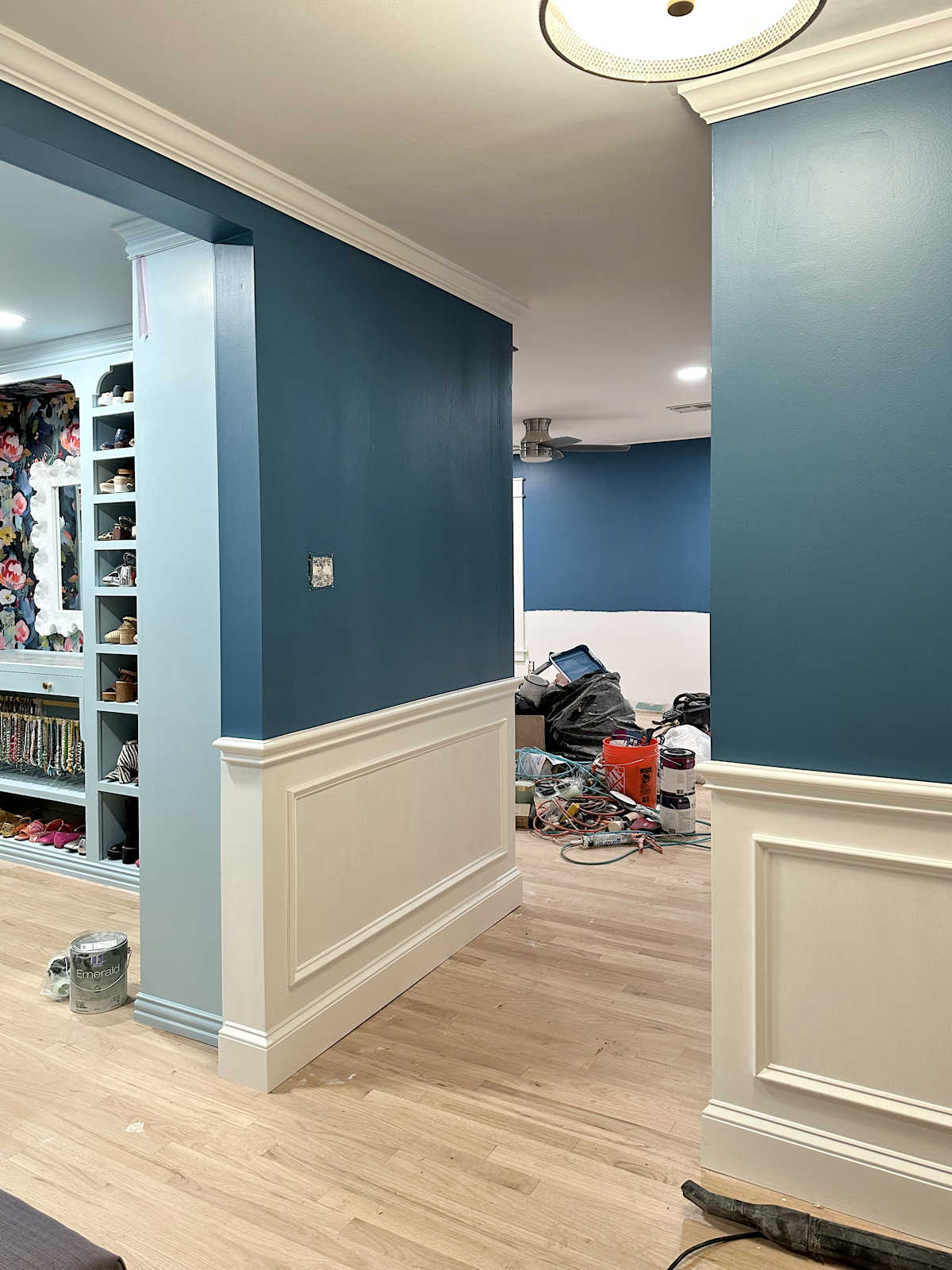 Bedroom Progress — The Walls And Ceiling Are Painted!