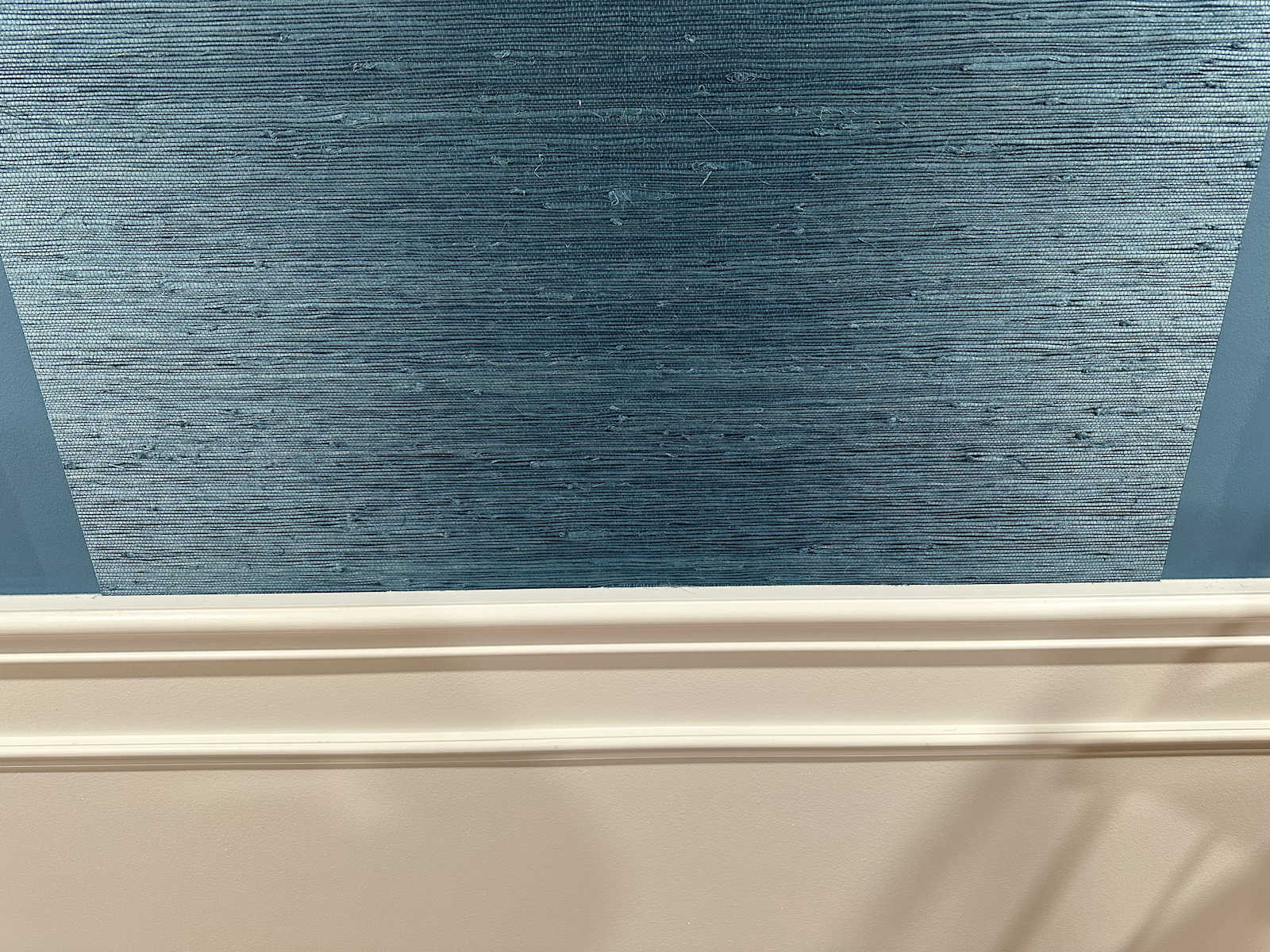 Grasscloth Wallpaper Installation Underway!