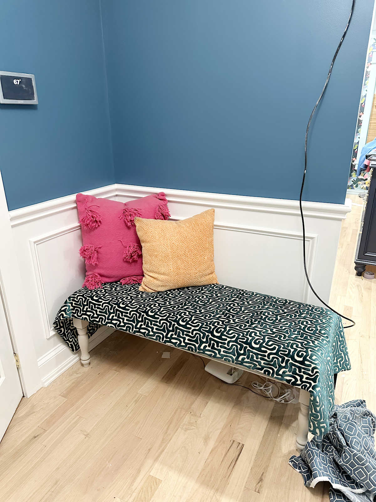 I Received The Foyer Bench Fabric (And I Don’t Like It)