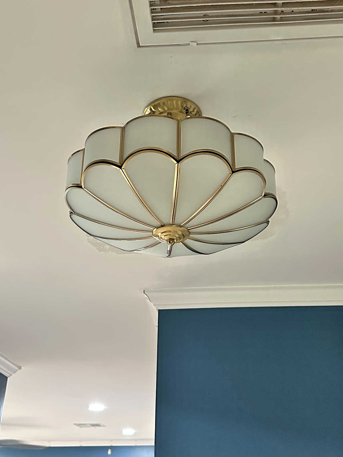 The New Foyer Light Is Up!