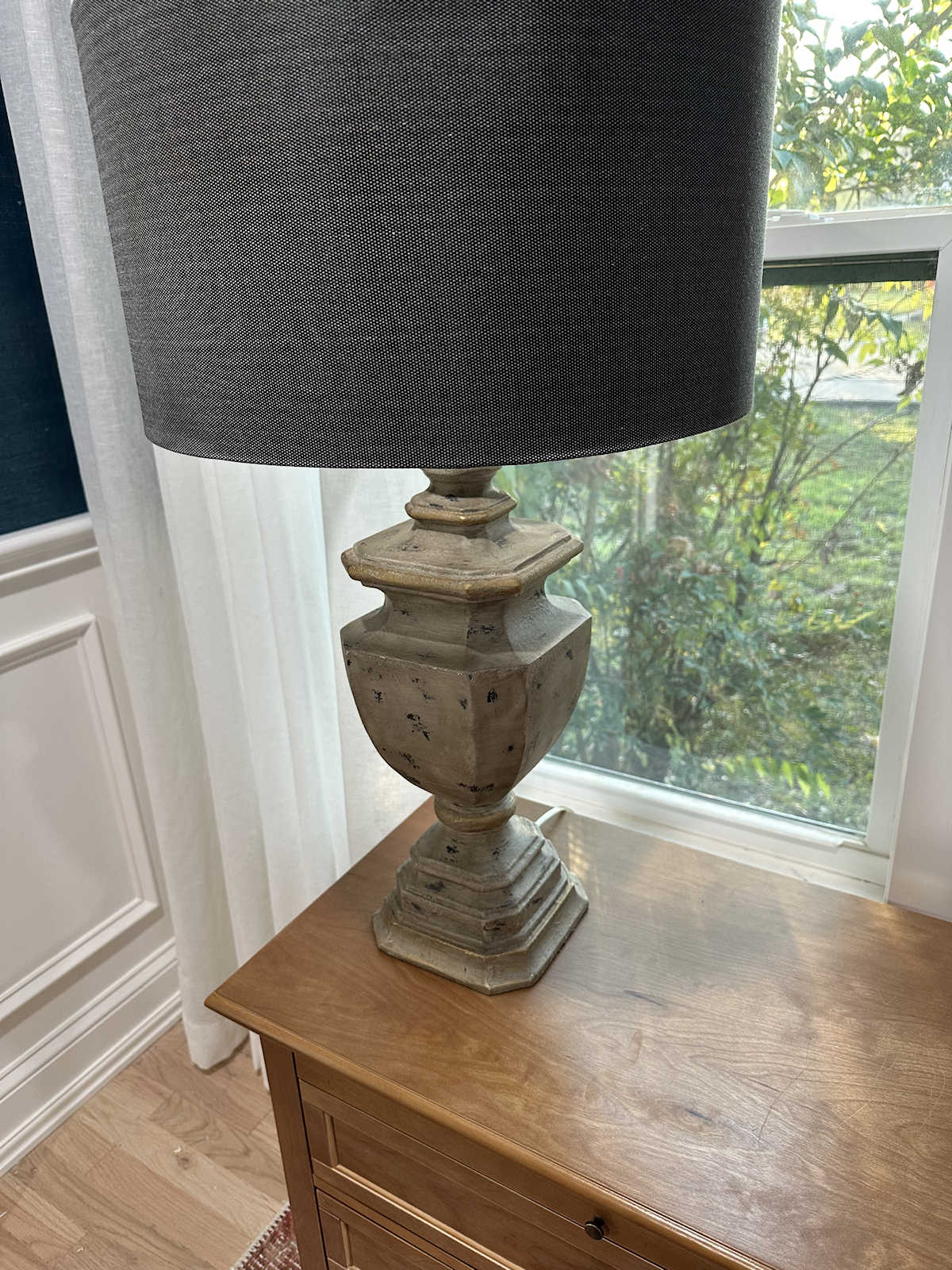 I Found The Perfect Lamps, Artwork, And Side Table For The Bedroom