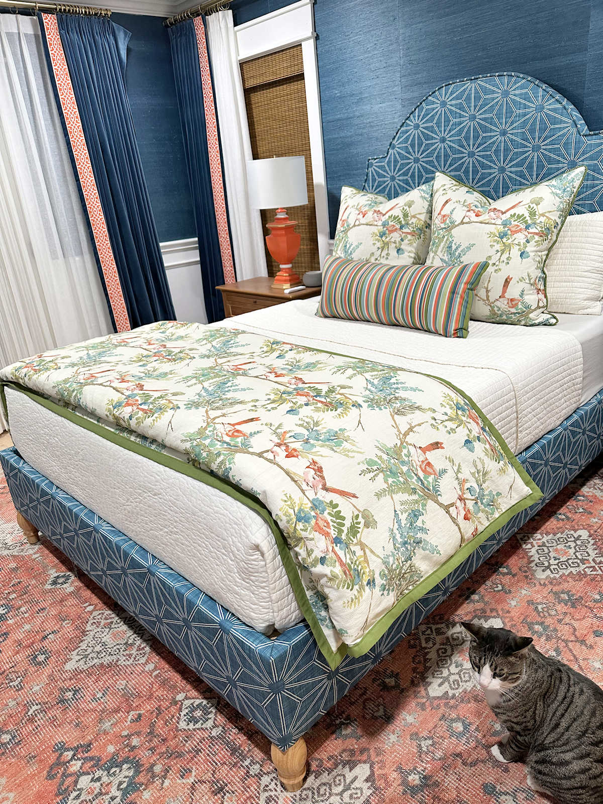 How To Sew A Duvet Cover With Contrast Edge Trim - Addicted 2 Decorating®