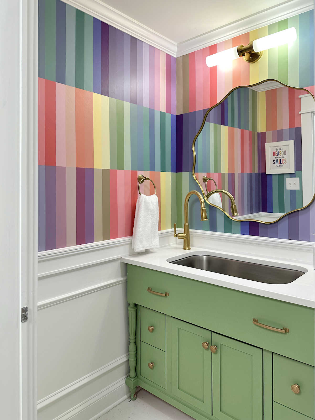Studio Half Bathroom - FINISHED! (Before And After) - Addicted 2 ...