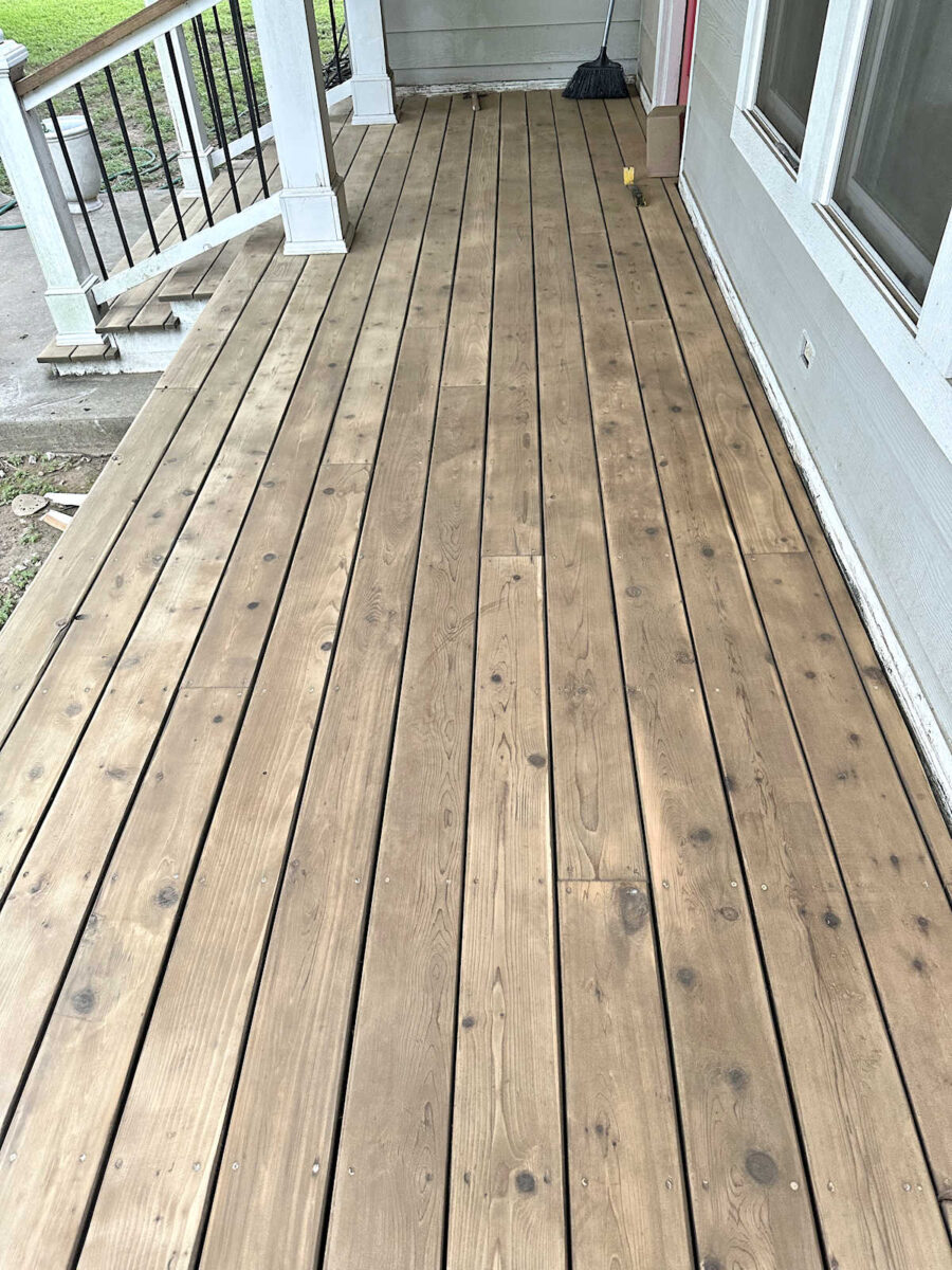 Why I decided to paint my cedar deck porch instead of sealing or staining -- the sealer / stain never lasts