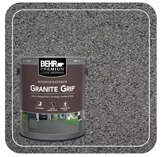 Behr Granit Grip for exterior concrete -- Why I chose not to use this.