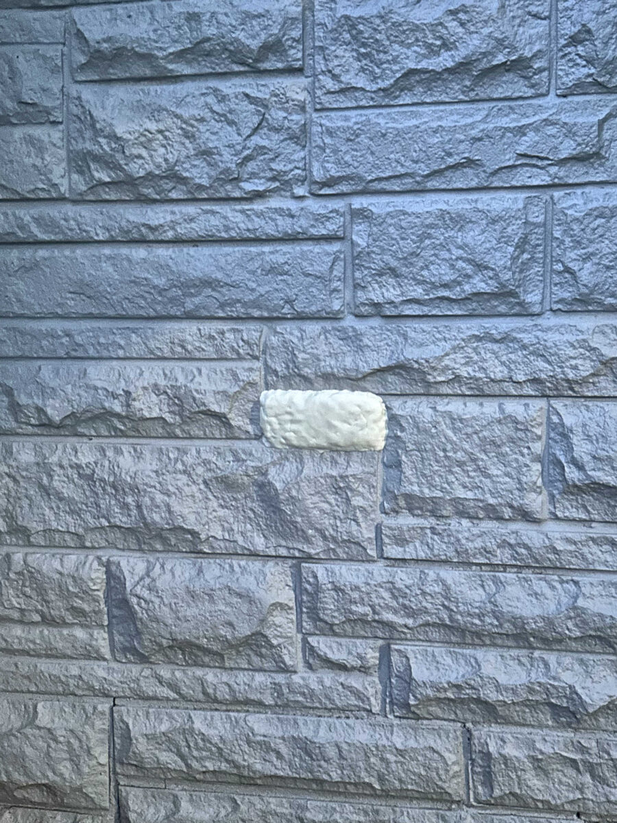 Using real stone to create a DIY textured stone silicone mat for pouring concrete