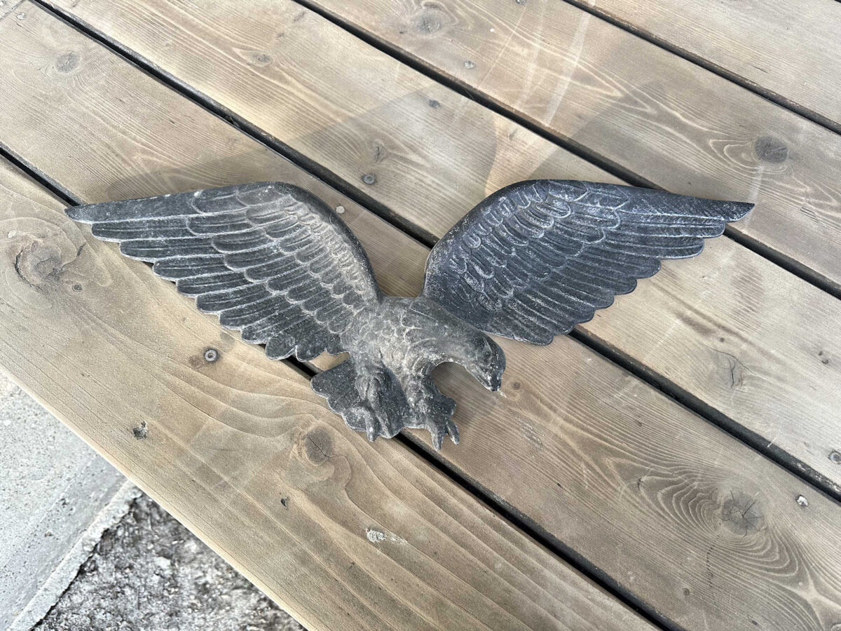Freedom flyer cast iron eagle