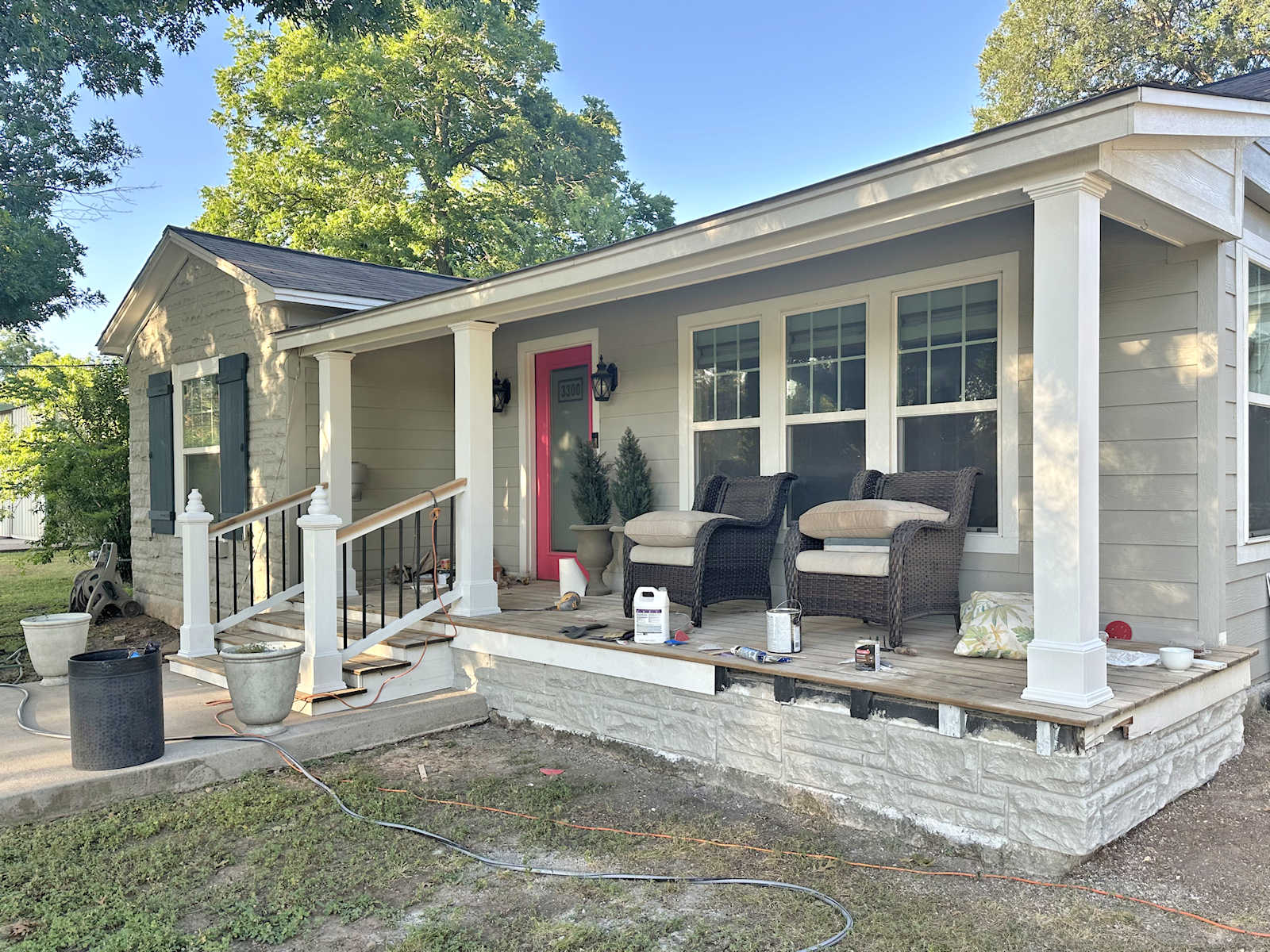 Look How Far I’ve Come! (Front Porch Then And Now)