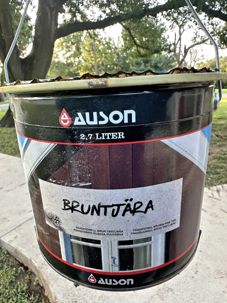 Auson pine tar used on my cedar front porch