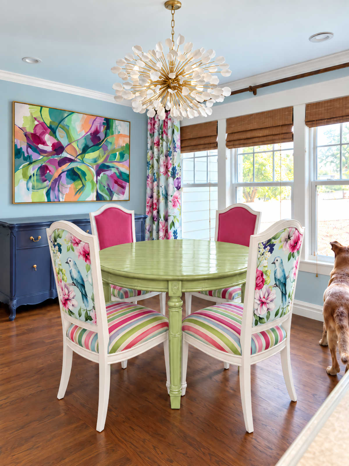 Dining Room And Storage Room Updates — Stripped Dining Table, A Dining Room Mockup, and Storage Room Progress