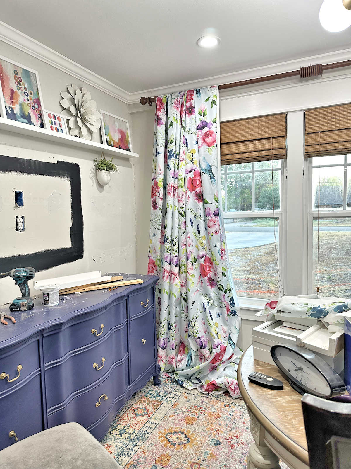 Dining Room Progress And New, Updated Drapery Fabric