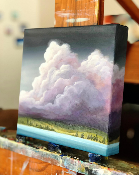 Landscape by artist Mya Bessette